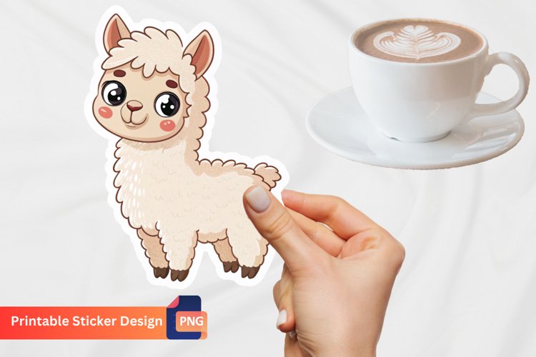 Alpaca Clipart Image 23