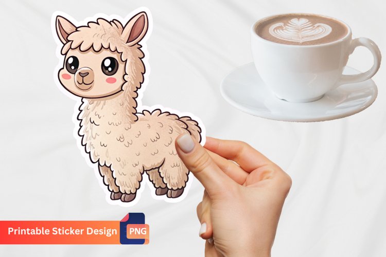 Alpaca Clipart Image 22