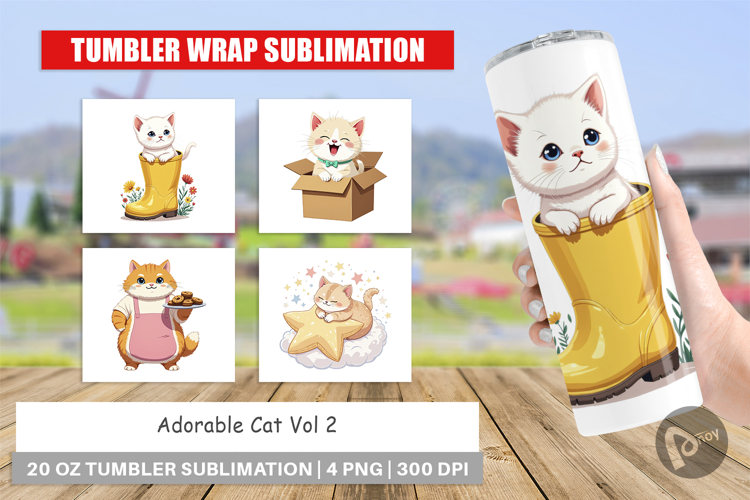 Tumbler Adorable Cat
