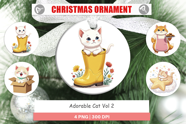 Ornament Adorable Cat