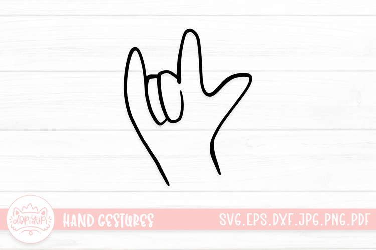 Handprint Clipart Image 24