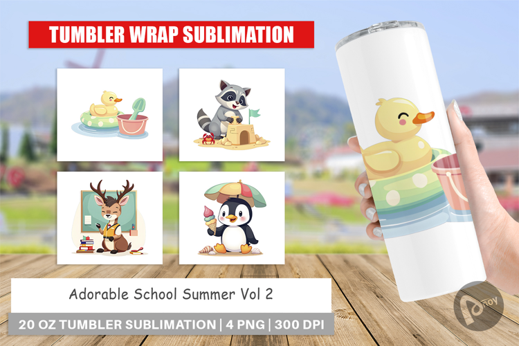 Tumbler Adorable School Summer