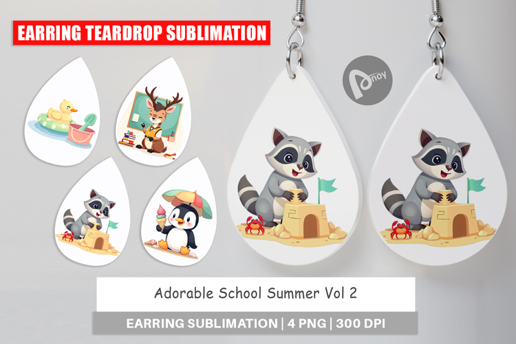 Earring Adorable School Summer