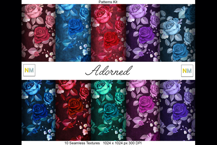 Adorned 10 Seamless Textures
