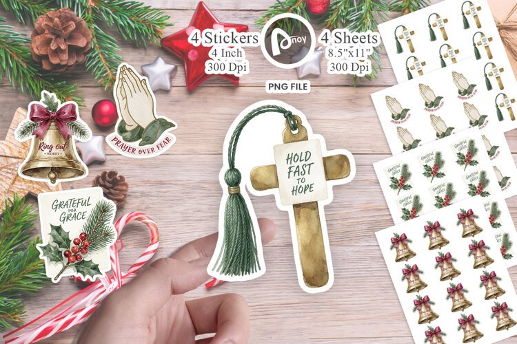 Advent Candle Countdown & Faith Notes Sticker example image 1