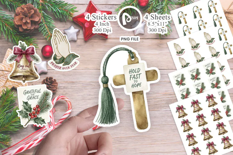 Advent Candle Countdown & Faith Notes Sticker
