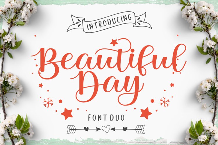 Beautiful Day Script Font DUO example image 1