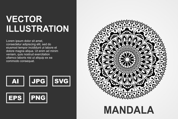 Vector Mandala Illustration Design example image 1