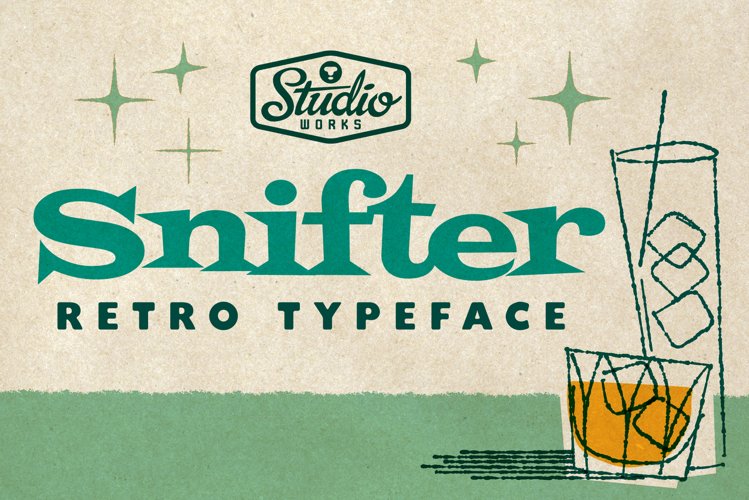 Snifter Retro Party Typeface!
