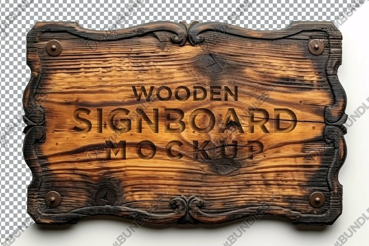 Wooden Sign Clipart Image 7