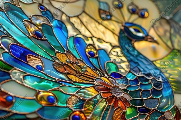 Stained Glass Texture Image 7