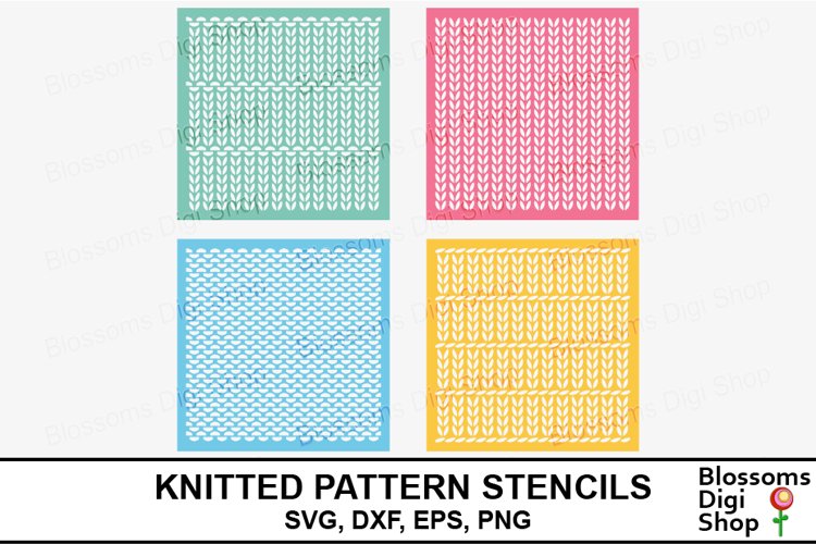 Knit Pattern Wall Stencil Stitch Pattern Wall Art CraftStar Knit Pattern Wall Stencil Stitch Pattern Wall Art CraftStar