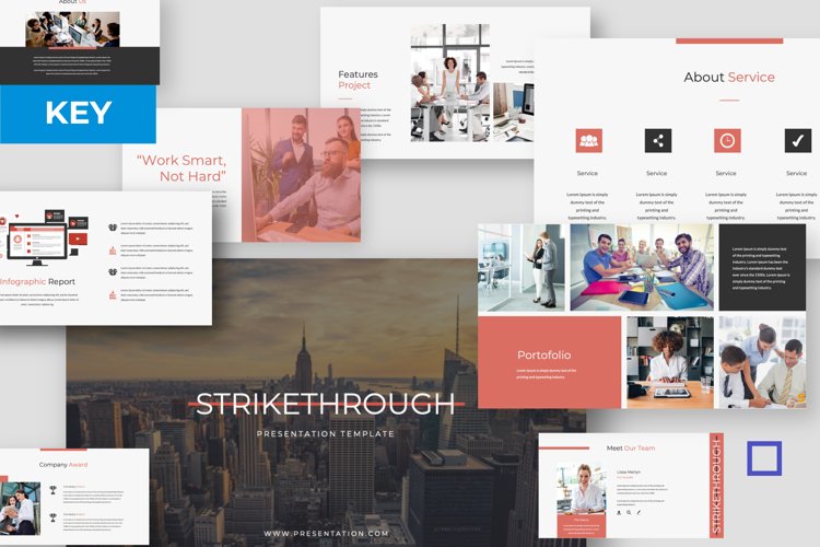 Strikethrough Business Keynote