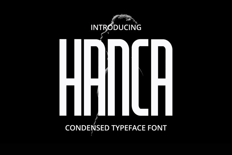 HANCA // Condensed Typeface example image 1