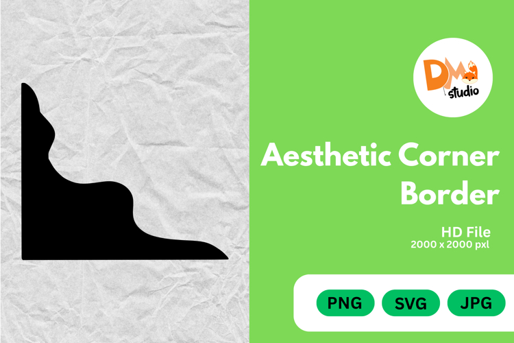 Aesthetic Corner Border example image 1