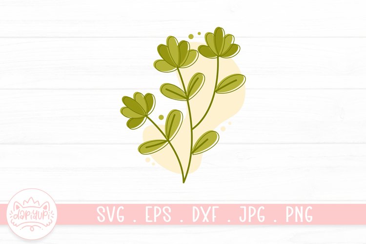 Aesthetic Floral Clipart Design | Floral Sticker