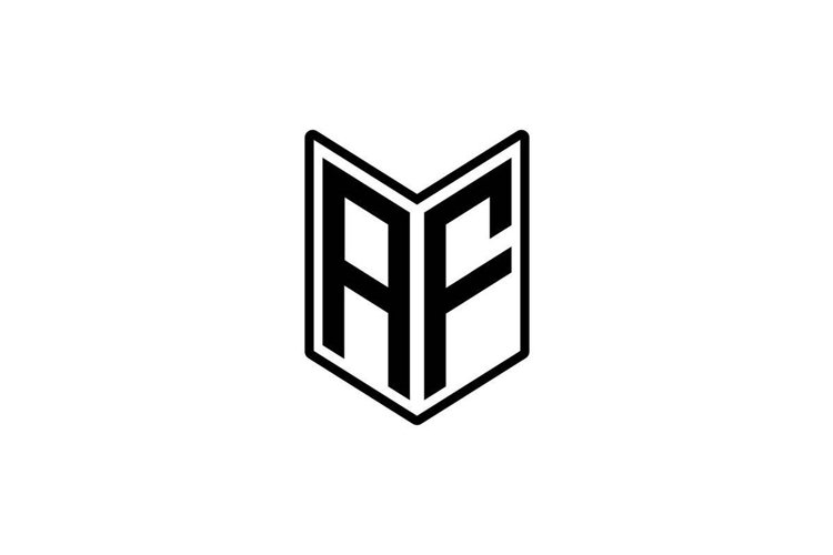 AF logo design vector template example image 1