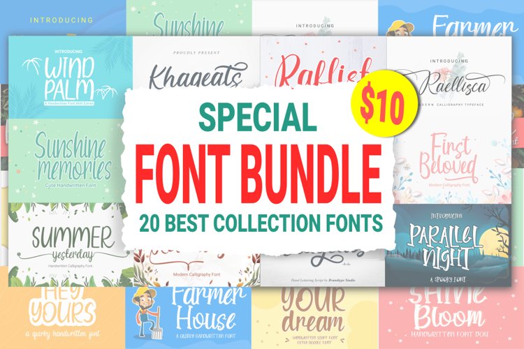 Special Font Bundle example image 1