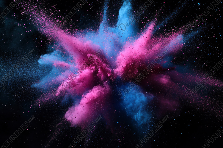Cosmic Burst Background Wallpaper