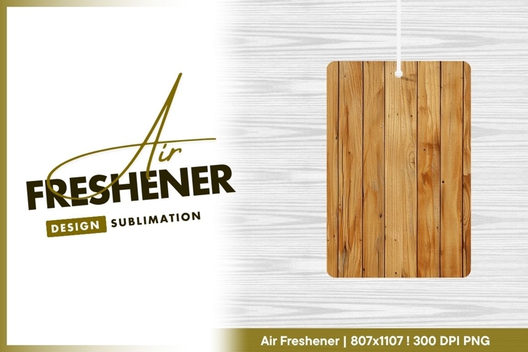 Vertical Wooden Planks Background with air freshener