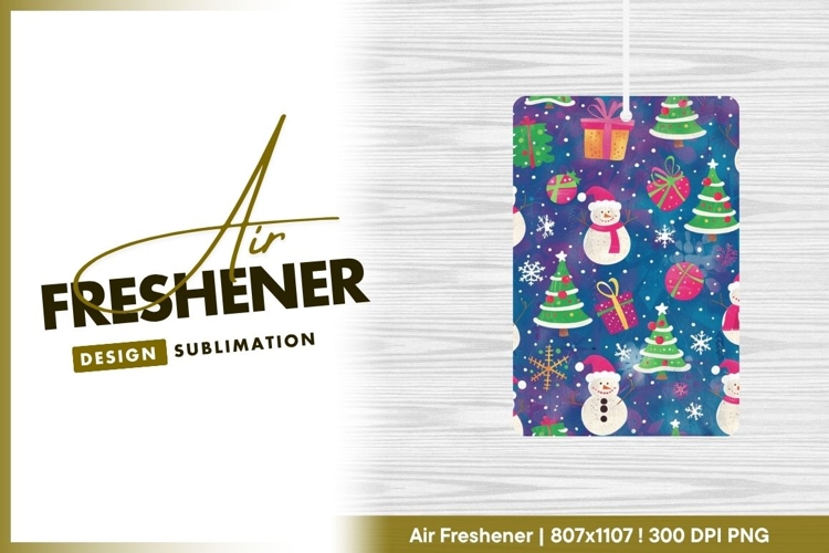 Festive Christmas Pattern Snowmen Gift air freshener