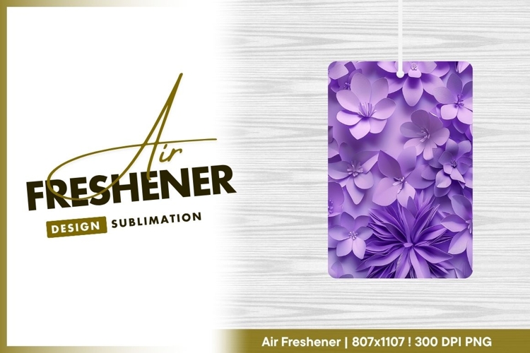 Purple Paper Flowers Floral Arrangement air freshener