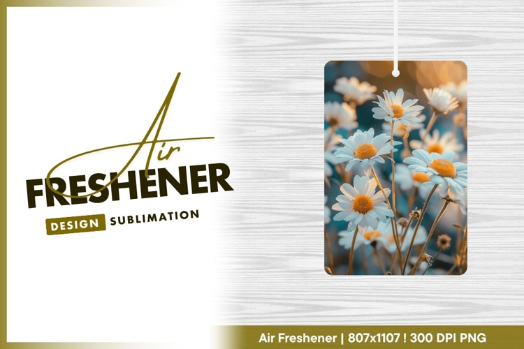 Close-up of White Daisies with Yellow Centers air freshener