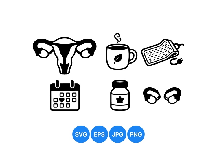 Womens Health Medicine And Wellness Icon