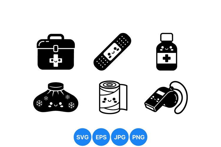 Cute Medical Supplies Clipart For Health Designs