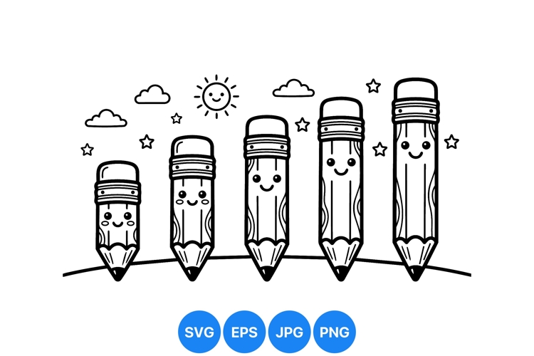 Pencil Vector Image 16