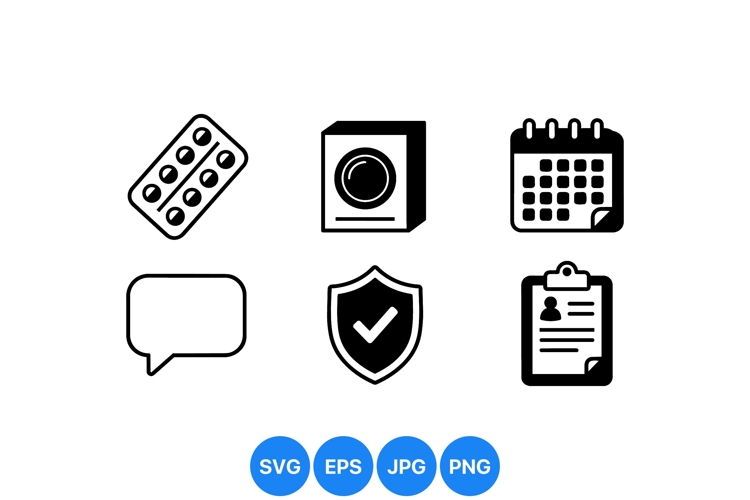 Line Style Medical Icon for Healthcare Use