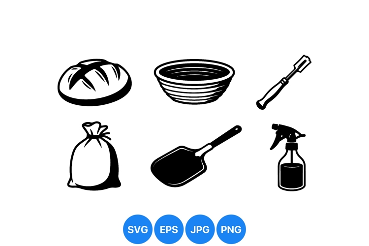 Baking Clipart Black And White