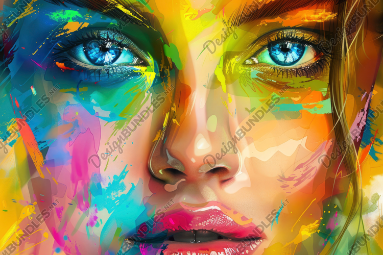 Face Painting Background Wallpaper