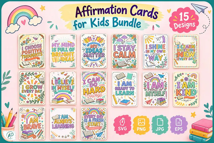 Affirmation Cards for Kids Collections