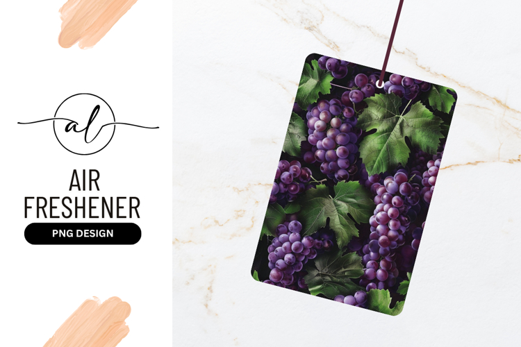Purple Grapes With Leaves Background Texture