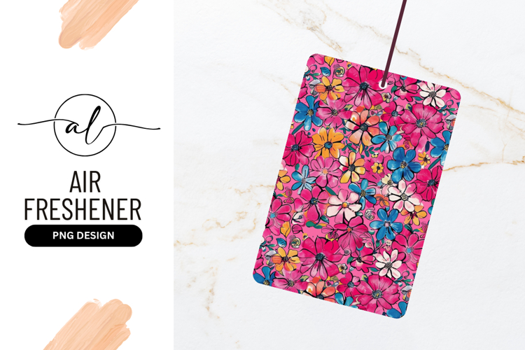 Vibrant Colorful Floral Pattern Background Seamless Design
