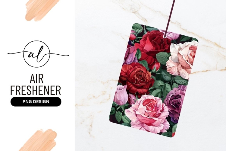 Rose Floral Pattern Seamless Watercolor Illustration