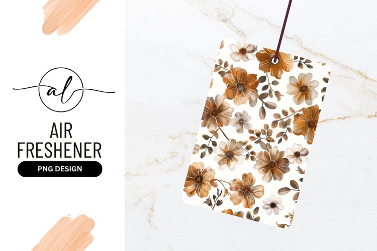 Watercolor Floral Pattern In Earthy Tones