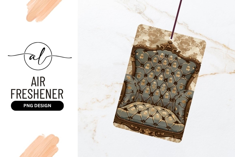 Elegant Tufted Armchair With Floral Pattern