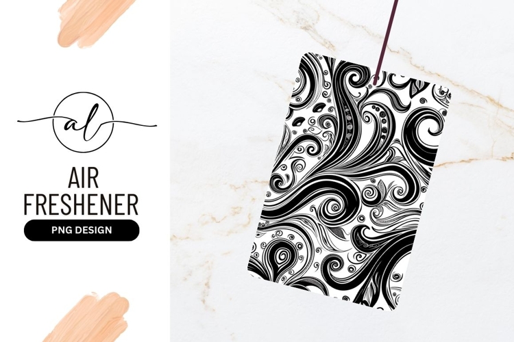 Swirl Black And White Clipart Image 6