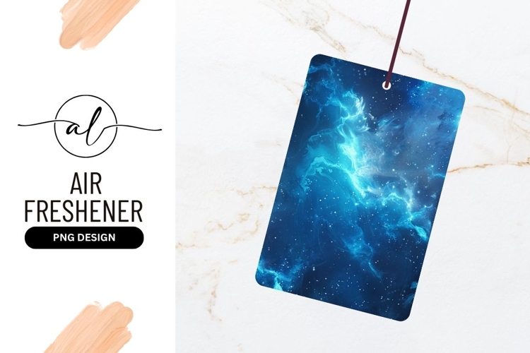 Celestial Blue Nebula Space Galaxy Abstract Background