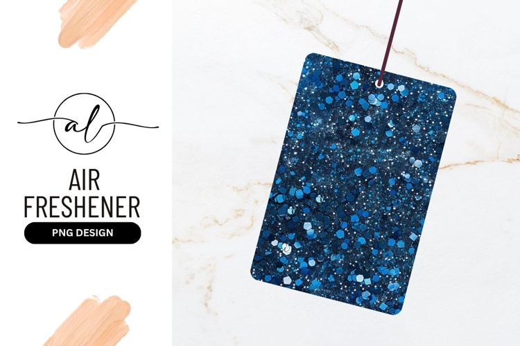 Deep Blue Glitter Sparkle Festive Background Texture