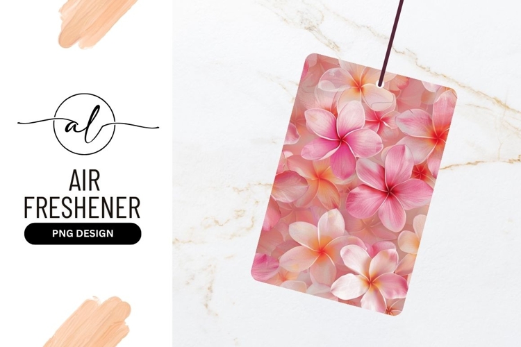 Pink Plumeria Flowers Floral Pattern Background Soft Colors