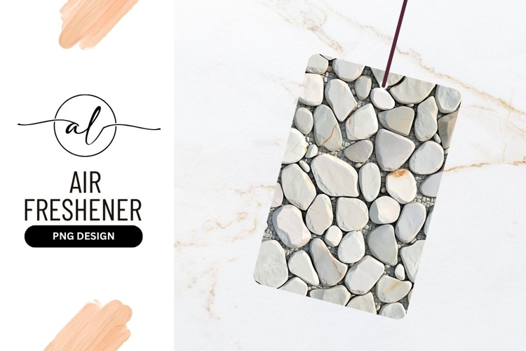 White Stone Seamless Texture Air Freshener Png example image 1