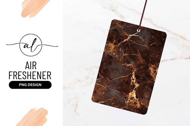 Brown And Gold Marble Texture Abstract Background