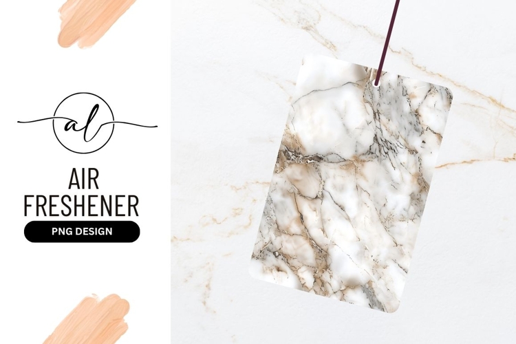 White And Brown Veined Marble Texture Background