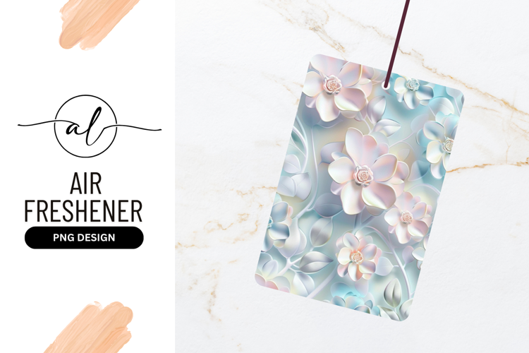 Elegant Floral Pattern For Air Freshener Design