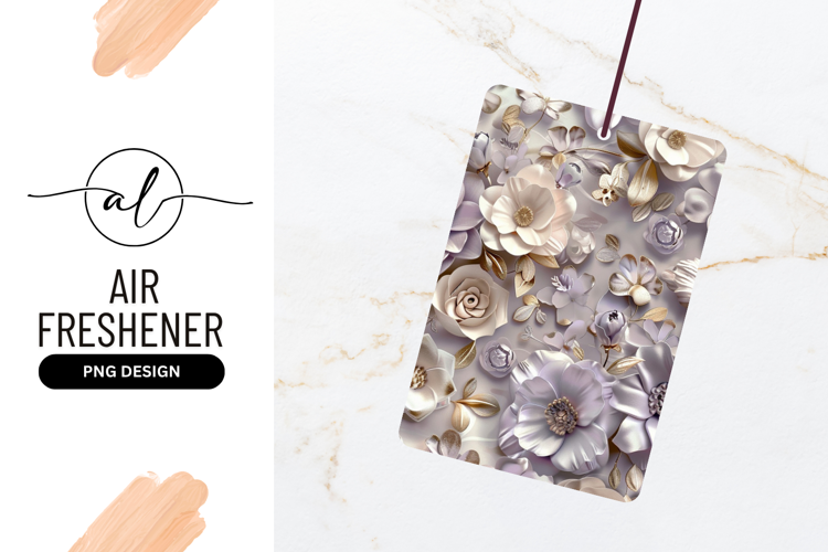 Elegant Pastel Floral Arrangement Air Freshener Concept