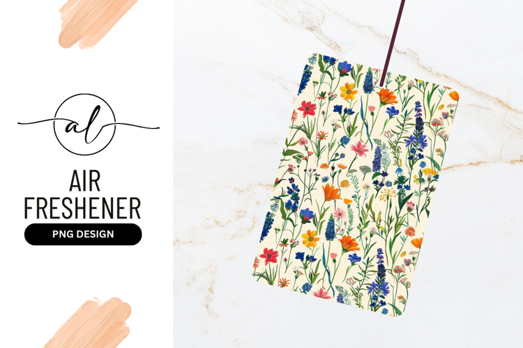 Colorful Wildflower Seamless Pattern Background