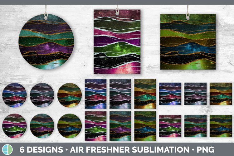 Agate Air Freshener | Sublimation Designs Bundle